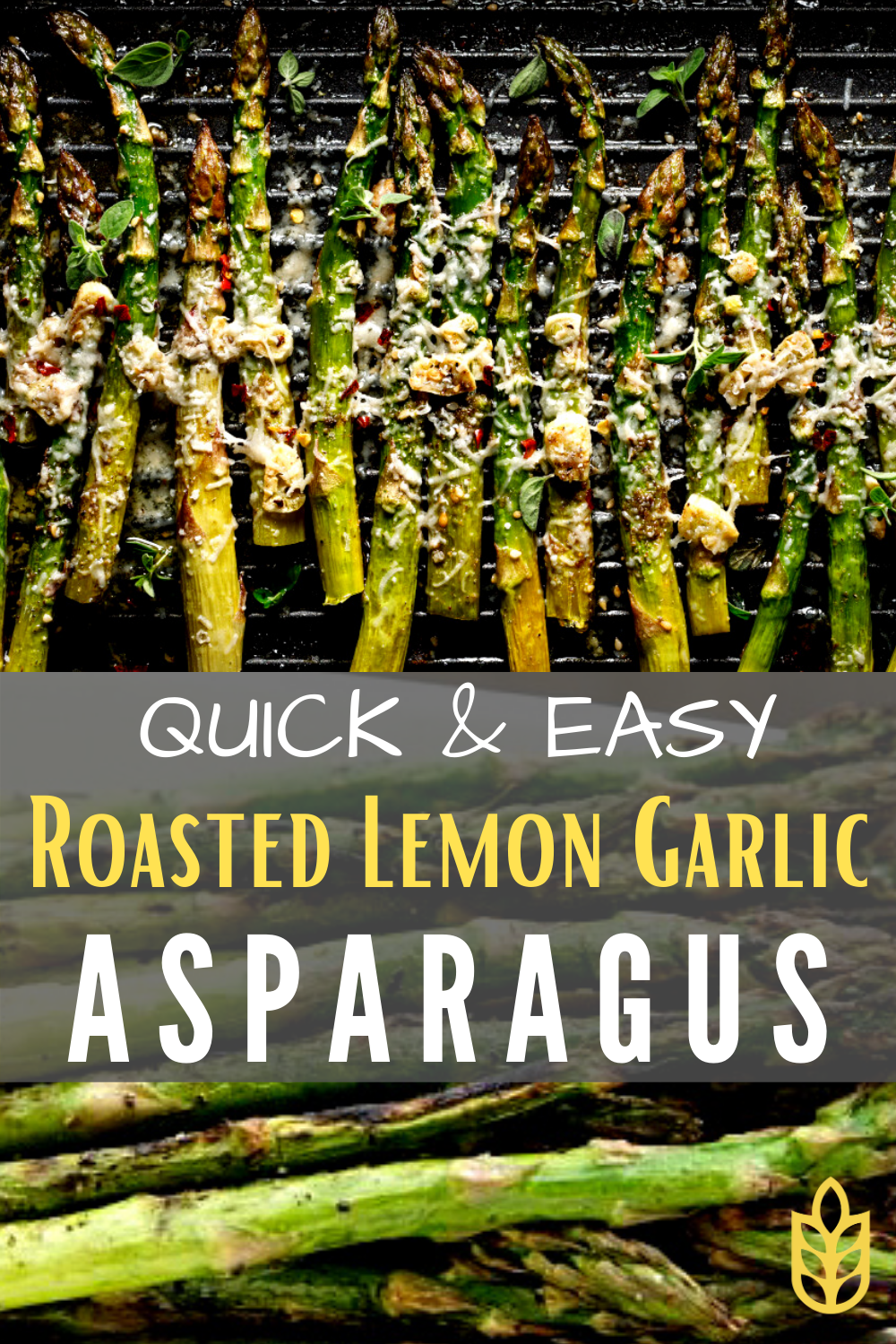 Roasted Lemon Garlic Asparagus Image
