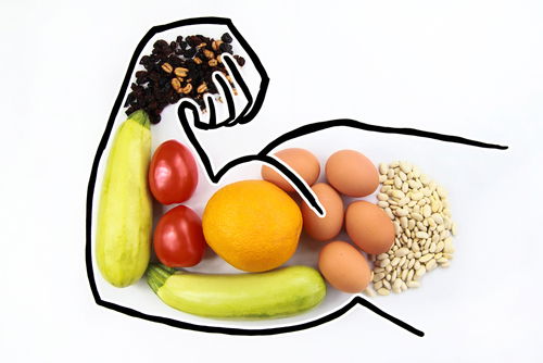 Blog Image: Foods and Hormones Both Help Build Muscle Mass