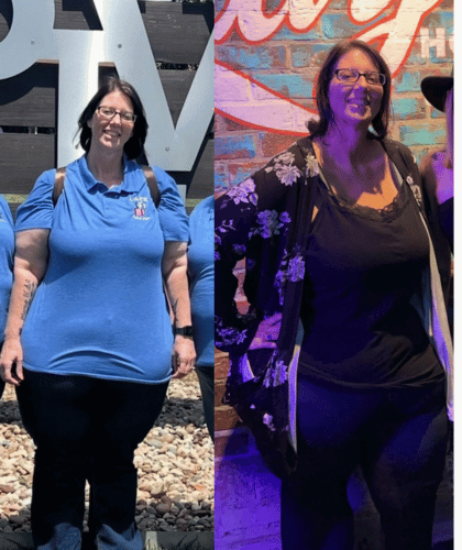 Bridget C.'s weight loss testimonal image