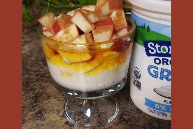 Recipe Image: Apple Pie Yogurt Recipe Image: Apple Pie Yogurt