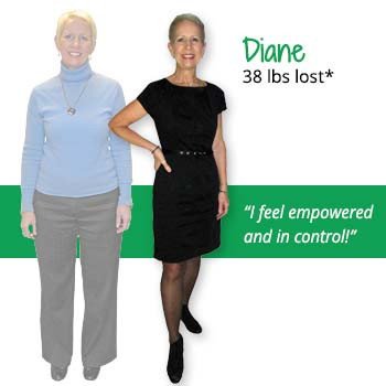 Diane's weight loss testimonal image