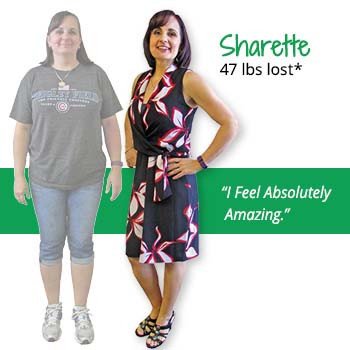 Sharette's weight loss testimonal image Sharette's weight loss testimonal image