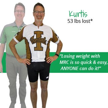 Kurtis's weight loss testimonal image
