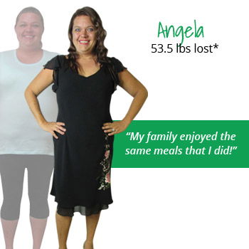 Angela's weight loss testimonal image Angela's weight loss testimonal image