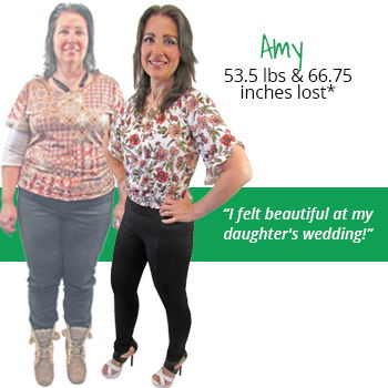 Amy's weight loss testimonal image Amy's weight loss testimonal image