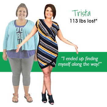 Trista's weight loss testimonal image Trista's weight loss testimonal image