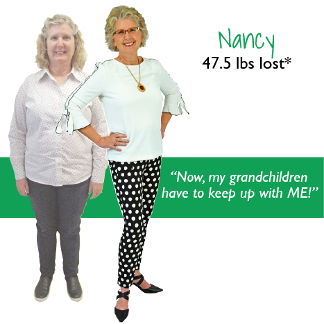 Nancy's weight loss testimonal image Nancy's weight loss testimonal image