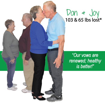 Don & Joy's weight loss testimonal image