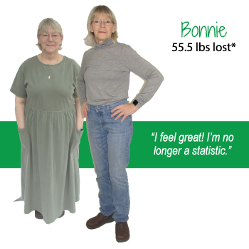 Bonnie's weight loss testimonal image Bonnie's weight loss testimonal image