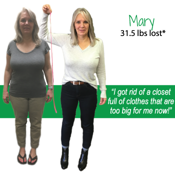 Mary's weight loss testimonal image Mary's weight loss testimonal image