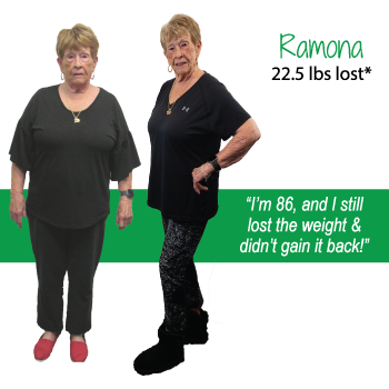 Ramona's weight loss testimonal image Ramona's weight loss testimonal image
