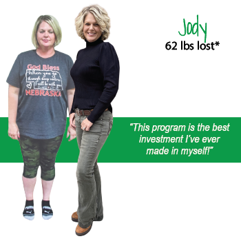 Jody's weight loss testimonal image Jody's weight loss testimonal image