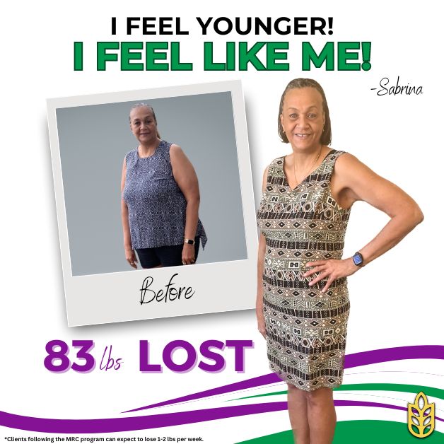 Sabrina's weight loss testimonal image Sabrina's weight loss testimonal image