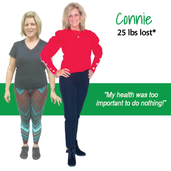 Connie's weight loss testimonal image Connie's weight loss testimonal image