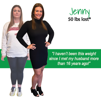 Jenny's weight loss testimonal image Jenny's weight loss testimonal image