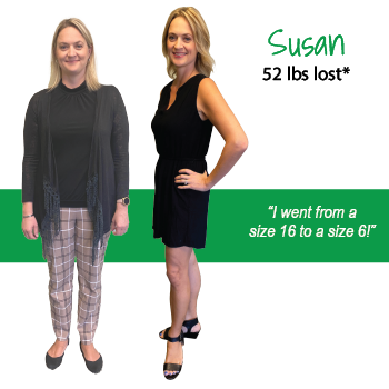 Susan's weight loss testimonal image Susan's weight loss testimonal image