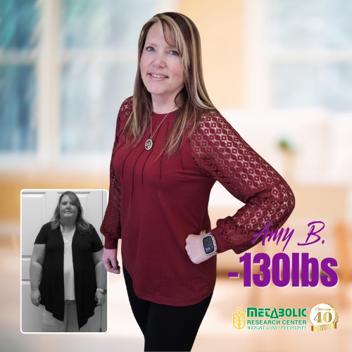Amy B's weight loss testimonal