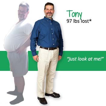 Tony's weight loss testimonal image Tony's weight loss testimonal image