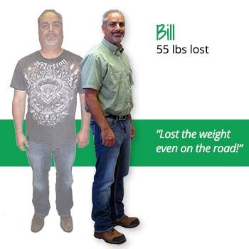Bill's weight loss testimonal image Bill's weight loss testimonal image