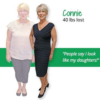 Connie's weight loss testimonal image Connie's weight loss testimonal image