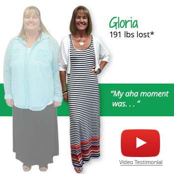 Gloria's weight loss testimonal image Gloria's weight loss testimonal image