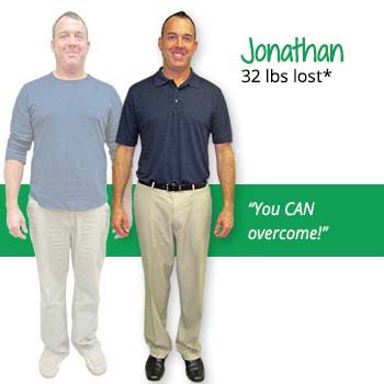 Jonathan's weight loss testimonal image Jonathan's weight loss testimonal image