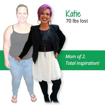 Katie's weight loss testimonal image Katie's weight loss testimonal image