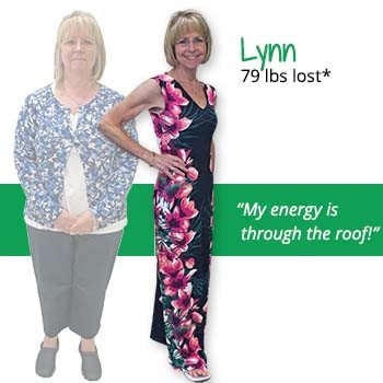 Lynn's weight loss testimonal image Lynn's weight loss testimonal image