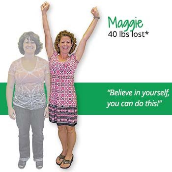 Maggie's weight loss testimonal image Maggie's weight loss testimonal image