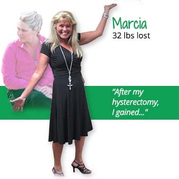 Marcia's weight loss testimonal image Marcia's weight loss testimonal image