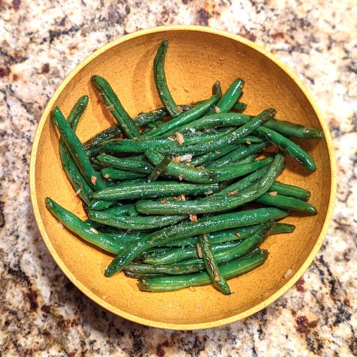 Recipe Image: Garlicky Blistered Green Beans Recipe Image: Garlicky Blistered Green Beans