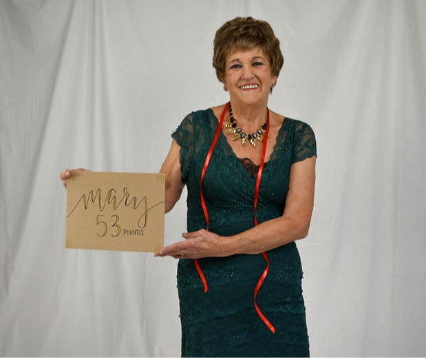 Mary's weight loss testimonal image