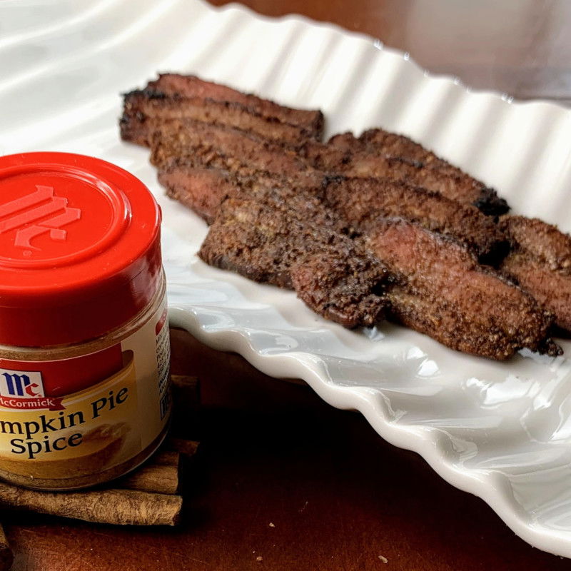 Recipe Image: Pumpkin Spiced Candied Bacon