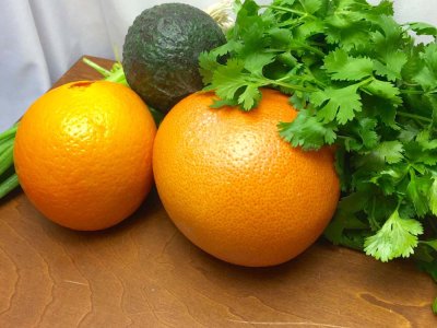 Recipe Image: Citrus and Avocado Salad with Cilantro Dressing