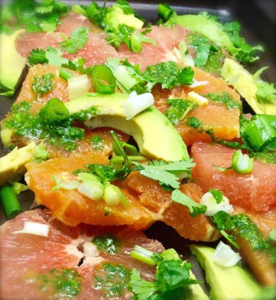 Recipe Image: Citrus and Avocado Salad with Cilantro Dressing