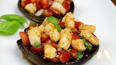 Recipe Image: Shrimp-Stuffed Portobello
